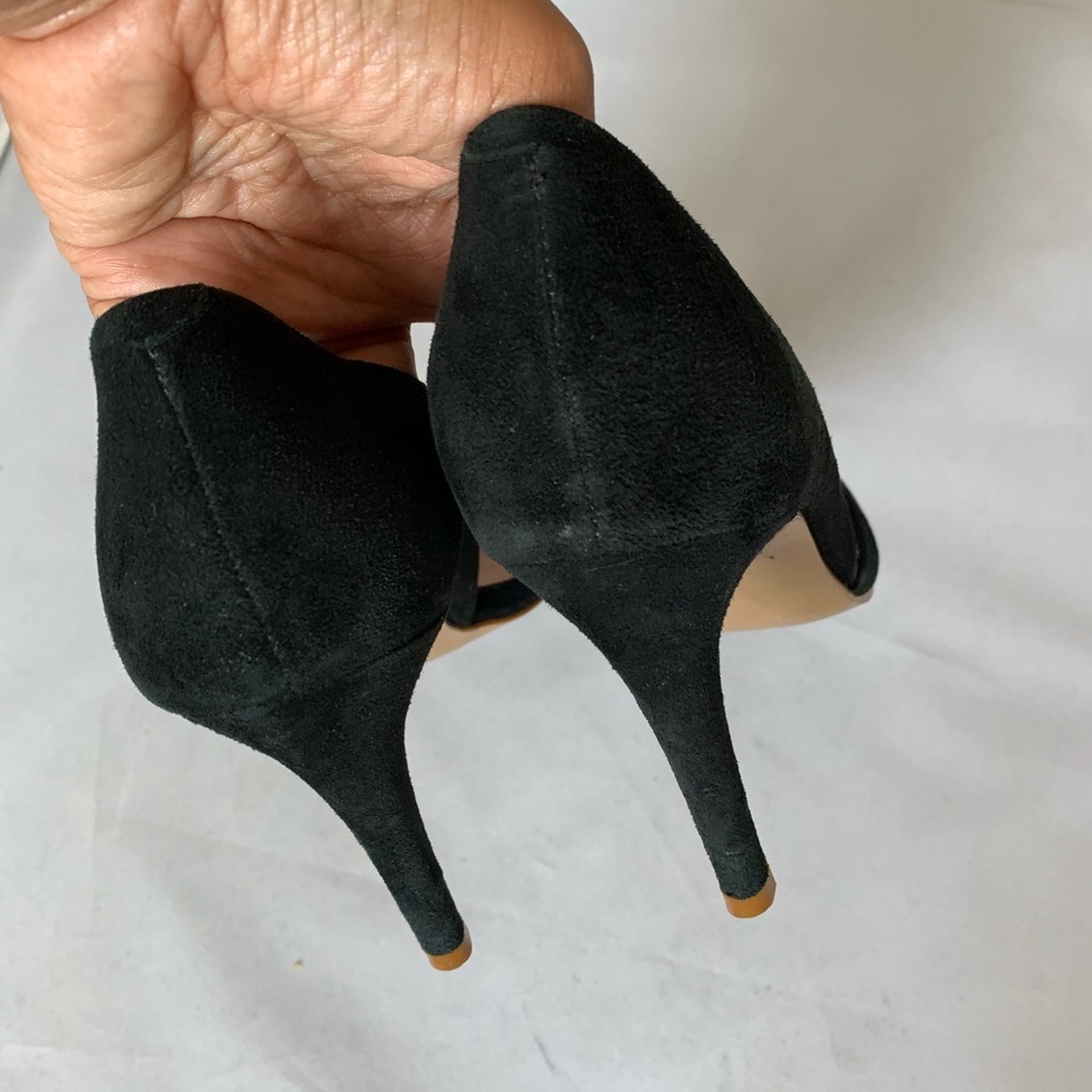 Reiss D’orsay Black Suede Pumps - Picture 6 of 9